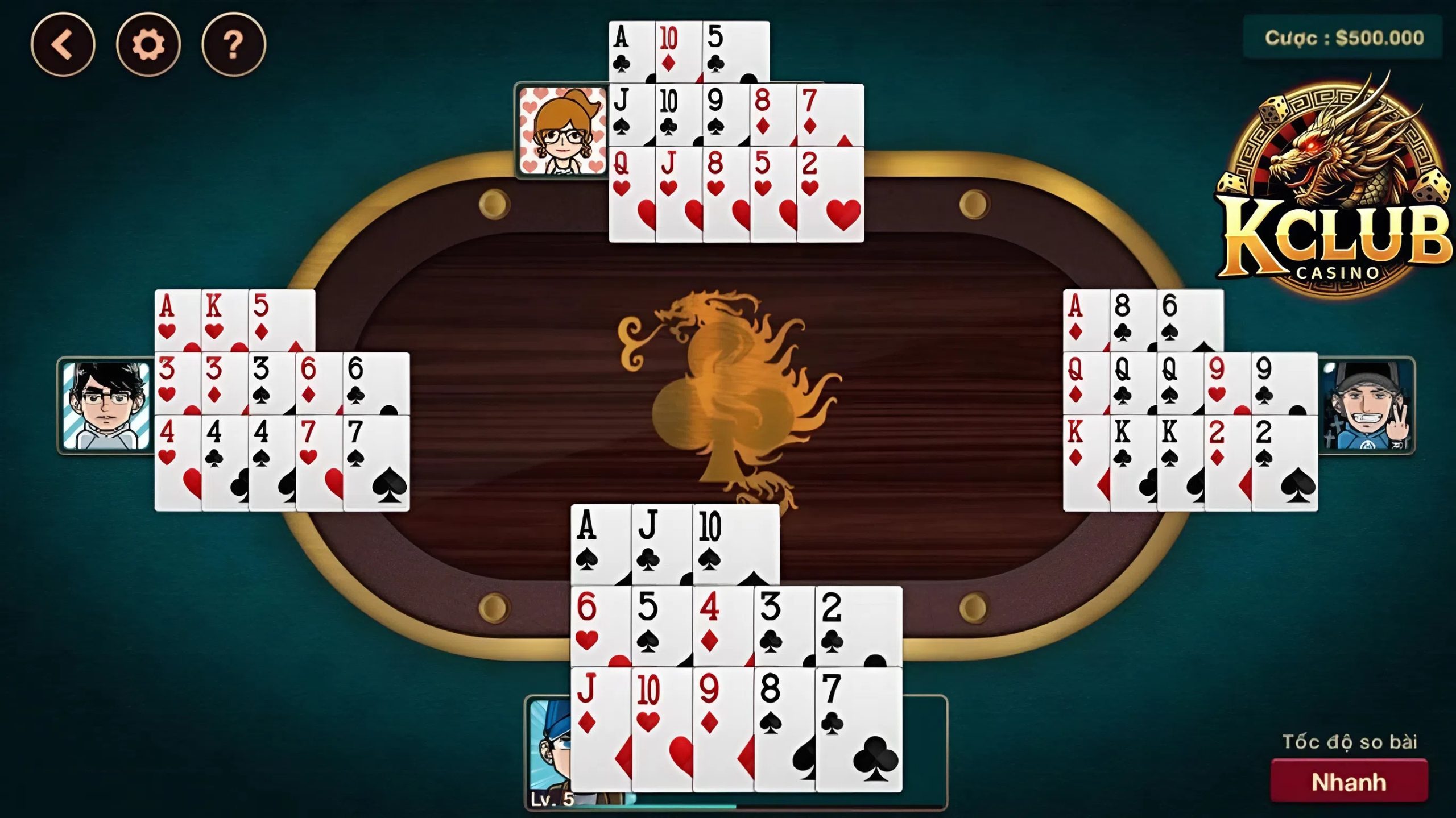 Chiến thuật chơi game bài Mậu Binh từ cao thủ Kclub