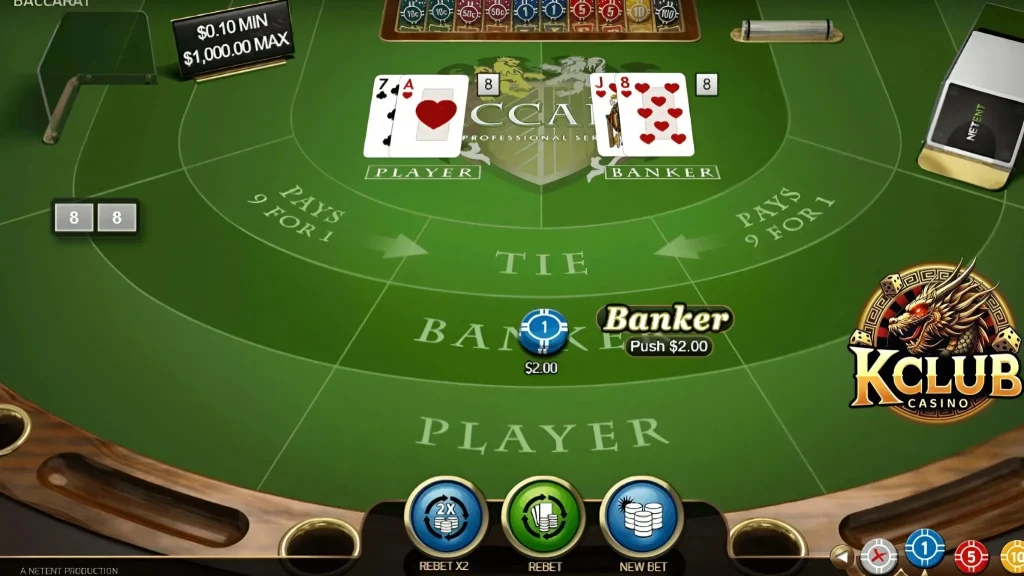 Tổng quan về game bài Baccarat Kclub