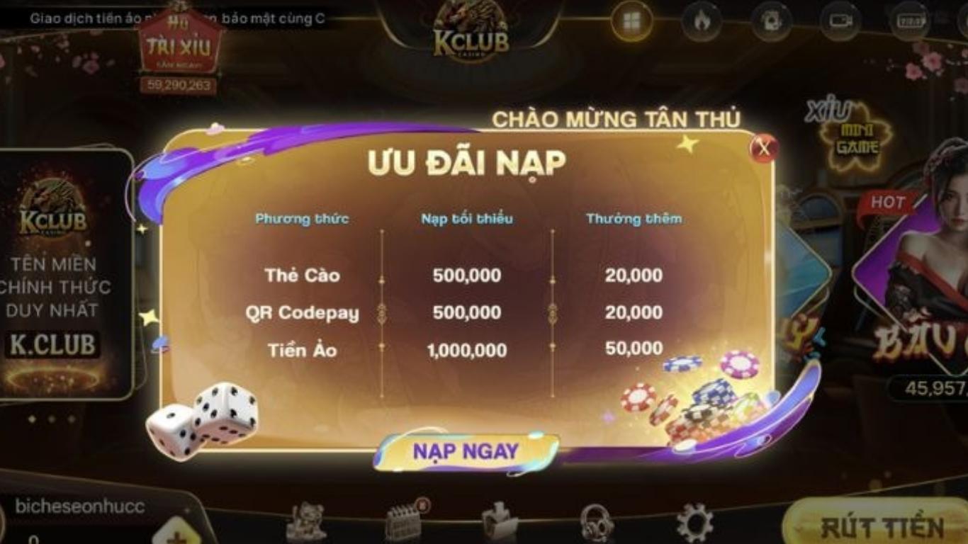 Những chương trình khuyến mãi Kclub