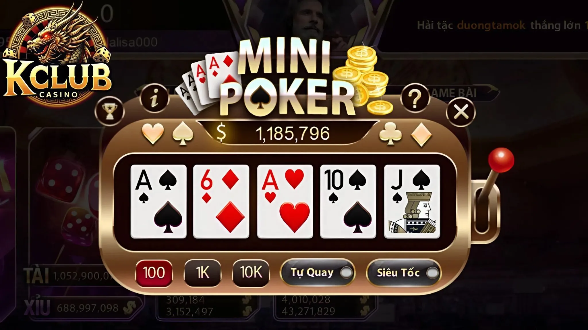 Những ưu điểm nổi bật của game Mini Poker